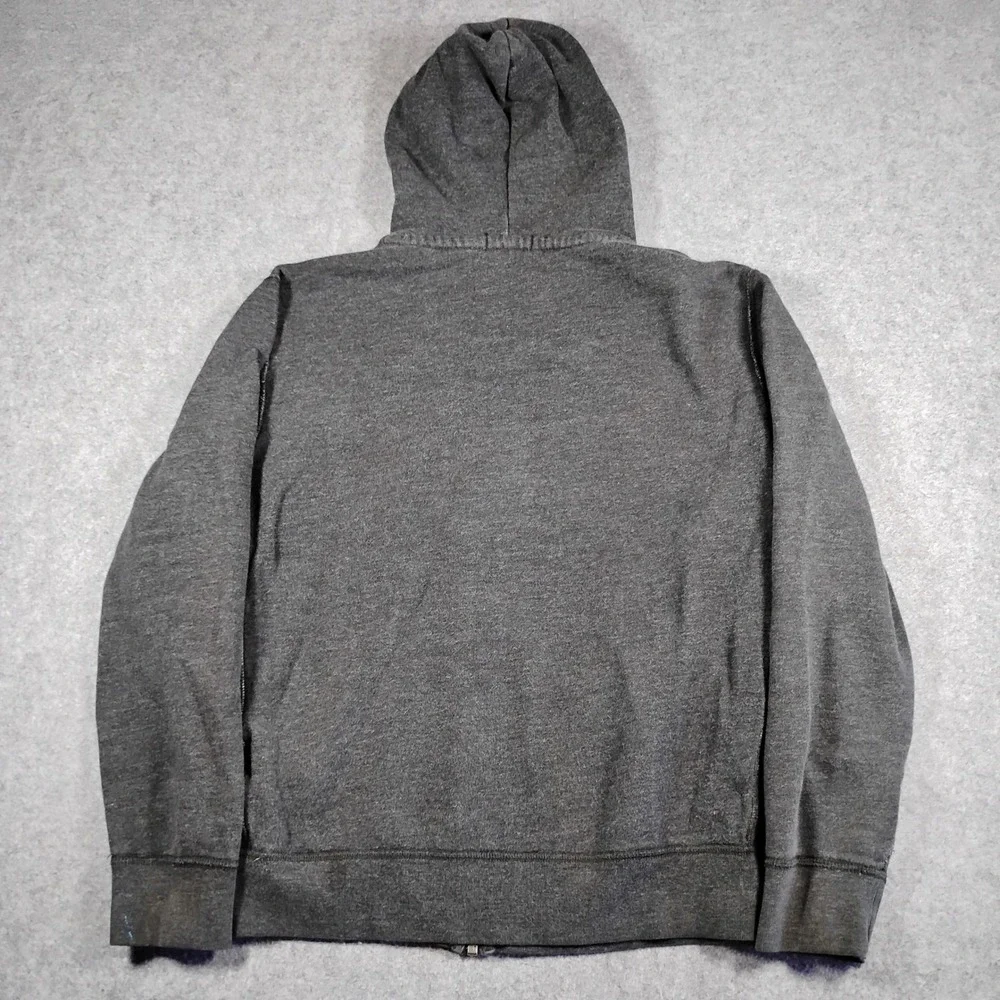 Polo Ralph Lauren Mens Full Zip Hoodie Gray Heather Waffle Lined L‎